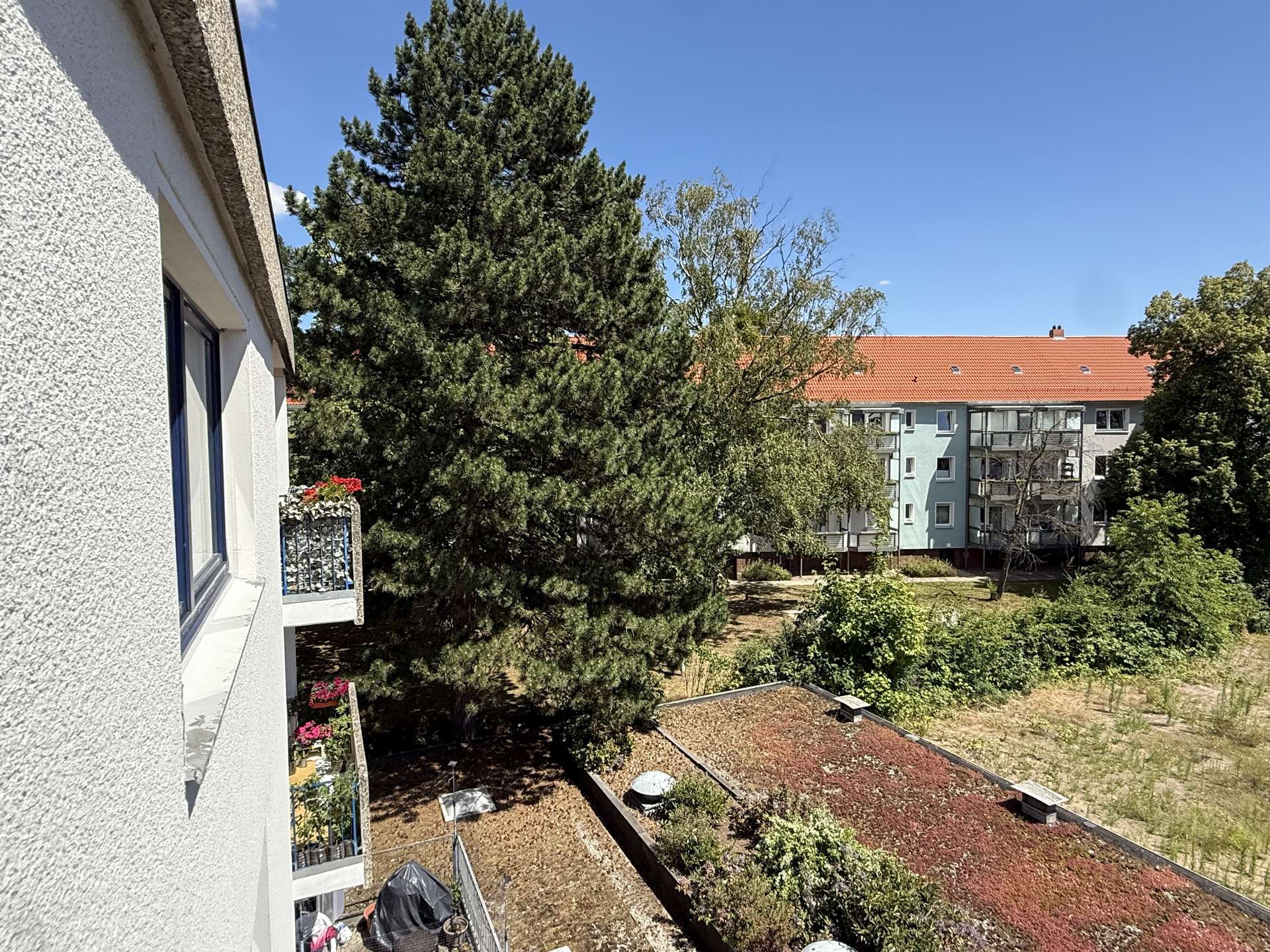 Ausblick Balkon