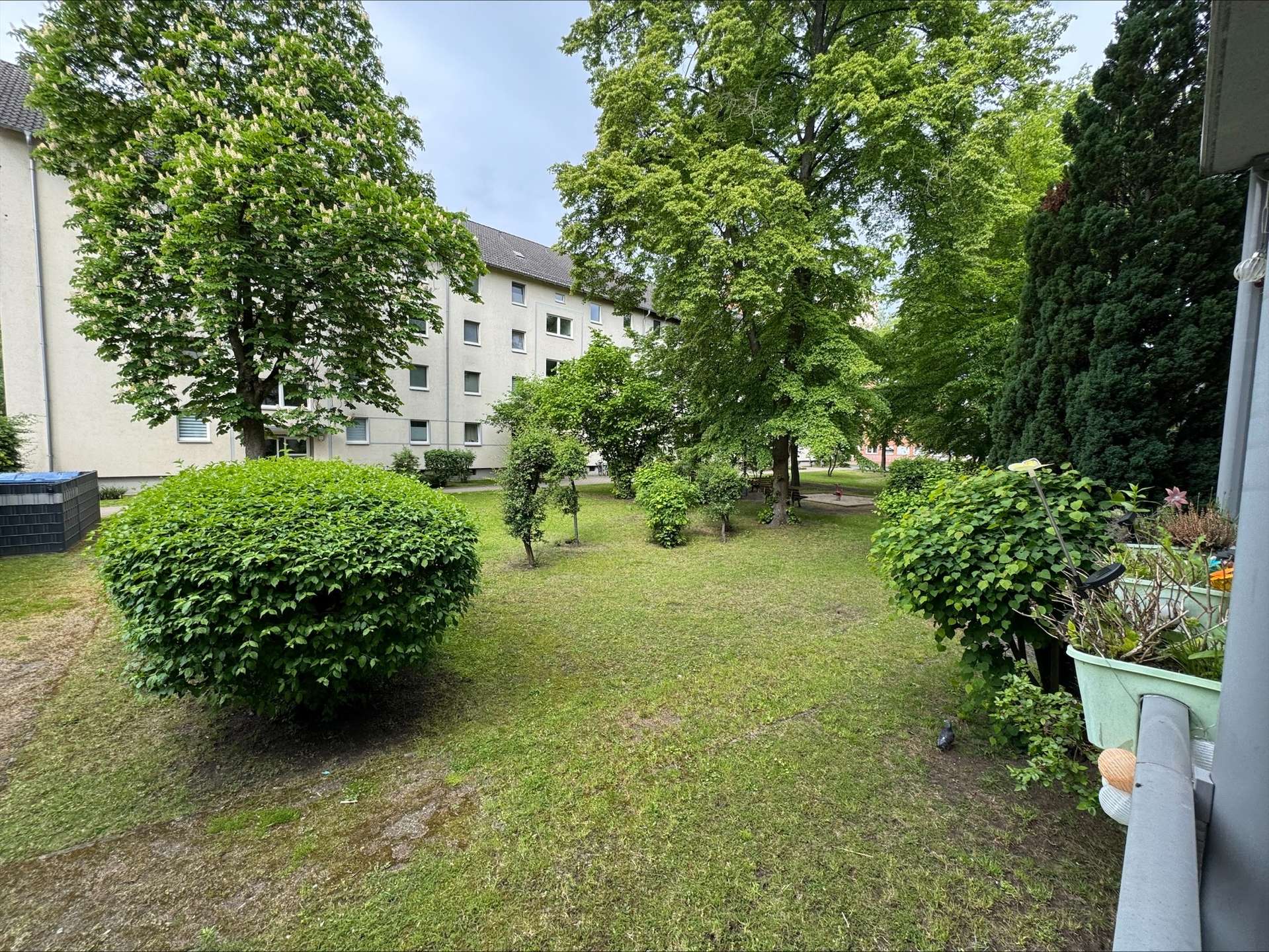 Blick vom Balkon