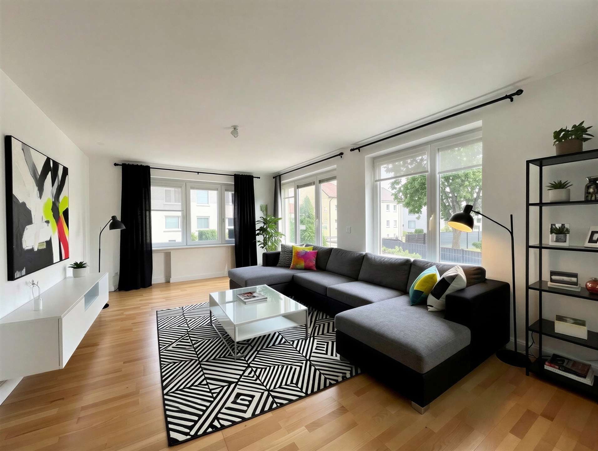 Wohnzimmer - (KI generiert)