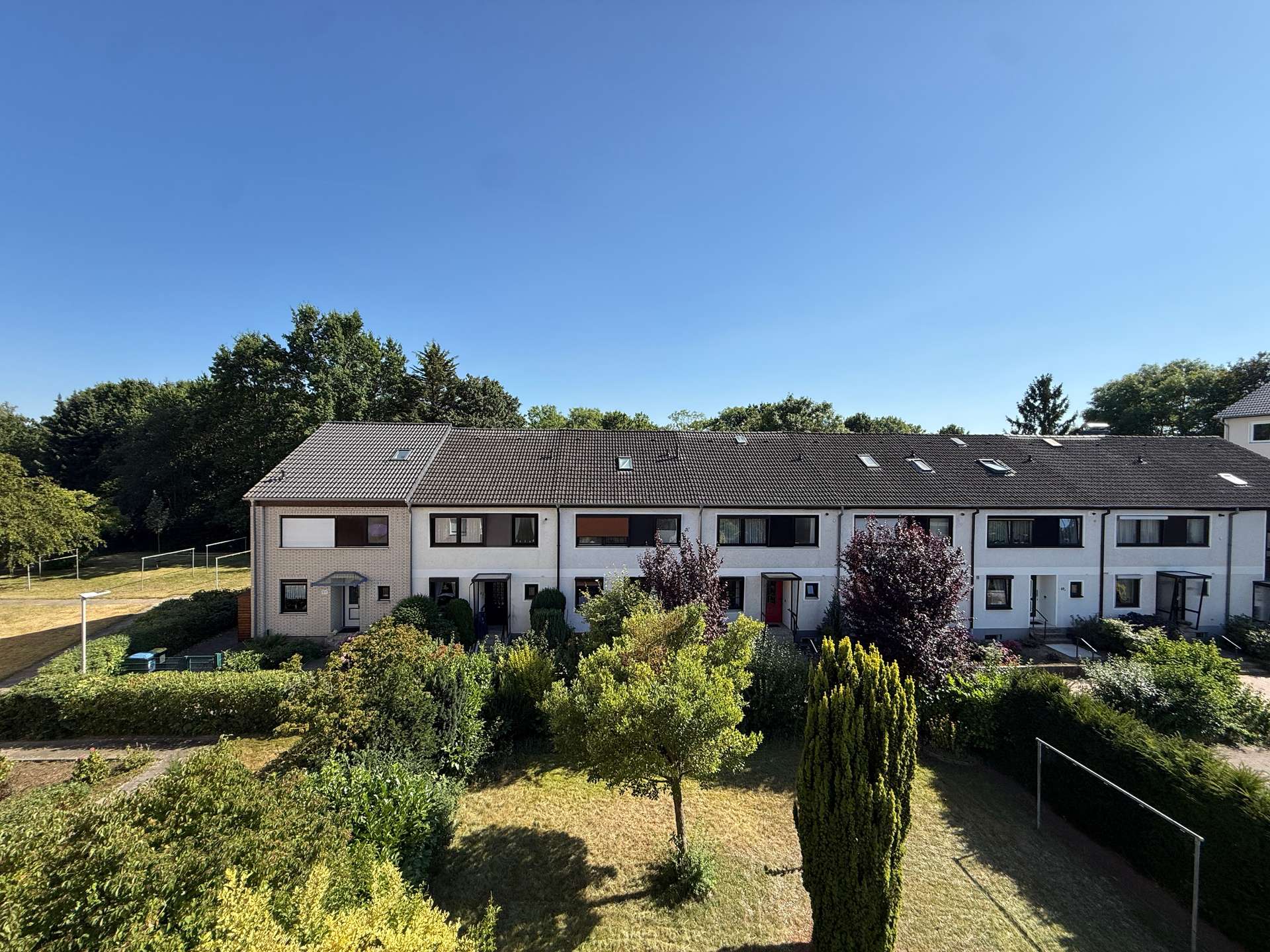Blick vom Balkon